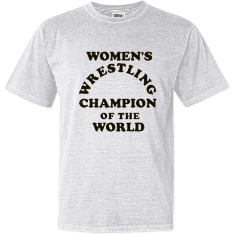 Andy Kaufman Womens Wrestling Champion Dyed Heavyweight T-Shirt