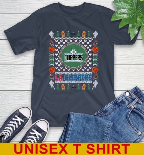 LA Clippers Merry Christmas NBA Basketball Loyal Fan T-Shirt 3