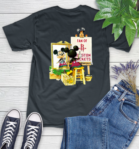 NBA Basketball Houston Rockets Mickey Drawing Shirt 87