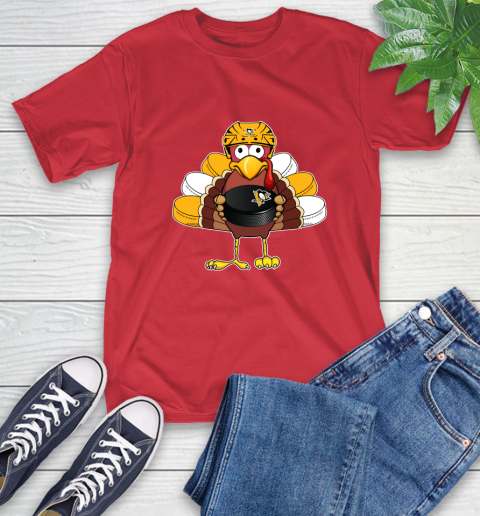 Pittsburgh Penguins Turkey Thanksgiving Day T-Shirt 10