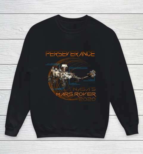 Schematic Perseverance The New NASA Mars Rover 2020 Youth Sweatshirt