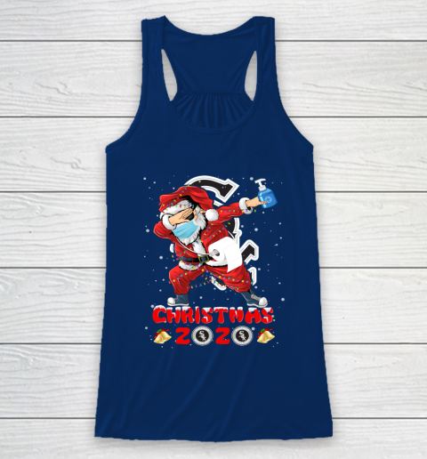 Chicago White Sox Funny Santa Claus Dabbing Christmas 2020 MLB Racerback Tank 6