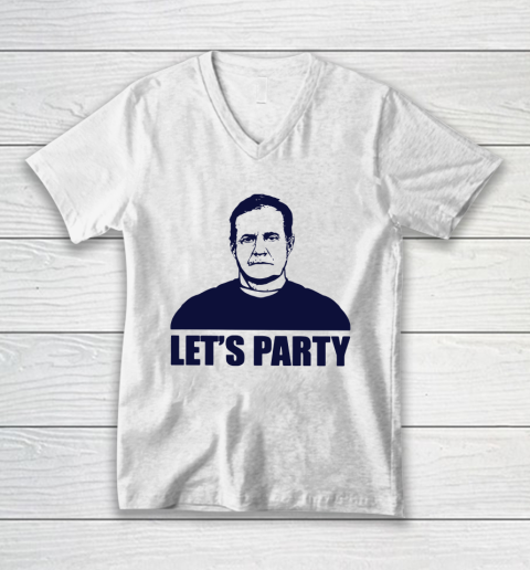 Bill Belichick Lets Party V-Neck T-Shirt