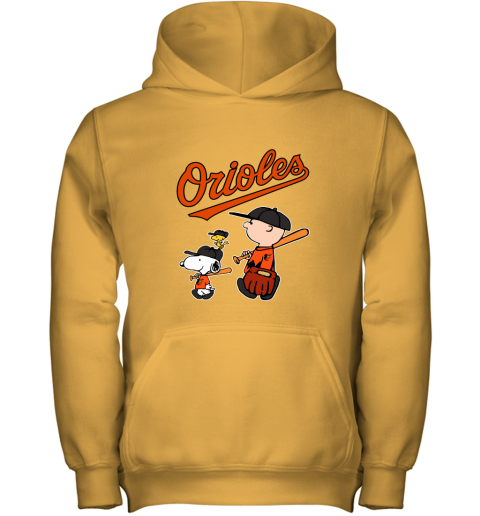 Baltimore Orioles Let's Play Baseball Together Snoopy MLB Sweatshirt 