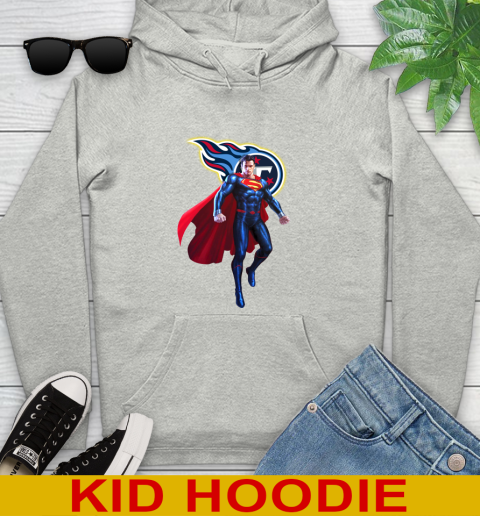 NFL Superman DC Sports Football Tennessee Titans Youth Hoodie