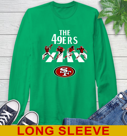 NFL Football San Francisco 49ers The Beatles Rock Band Shirt Long Sleeve T-Shirt 8