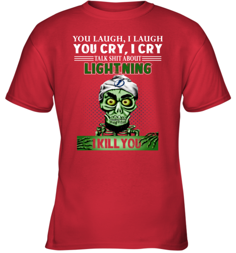 NHL Talk Shit About Tampa Bay Lightning I Kill You Achmed The Dead Terrorist Jeffrey Dunham Hockey tO2Vksy7UtC youth t shirt 26 95 151514 front red