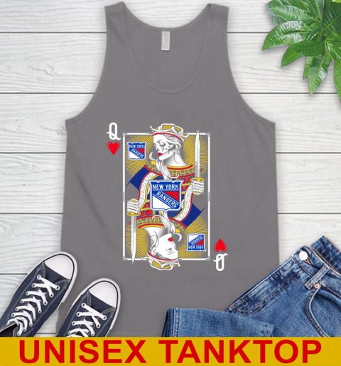 NHL Hockey New York Rangers The Queen Of Hearts Card Shirt Tank Top 6