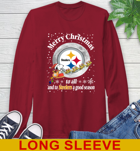 Pittsburgh Steelers Merry Christmas To All And To Steelers A Good Season NFL Football Sports Long Sleeve T-Shirt 9