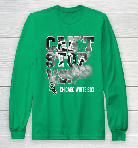 MLB Chicago White Sox Baseball Can't Stop Vs Chicago White Sox Long Sleeve T-Shirt 4