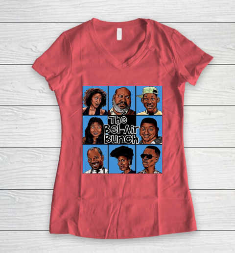 The Bel Air Bunch Fresh Prince Of Bel Air Women's V-Neck T-Shirt 4