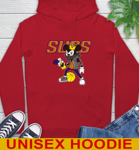 Phoenix Suns NBA Basketball Mickey Peace Sign Sports Hoodie 10