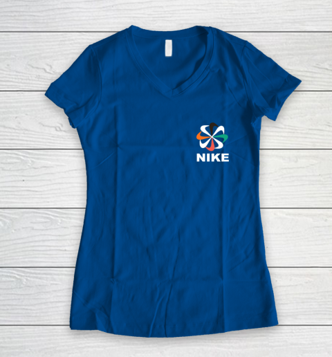 Jordan 12 University Gold Women's V-Neck T-Shirt 7
