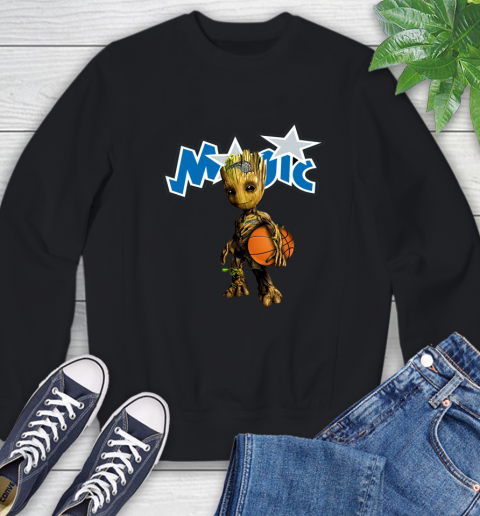 Orlando Magic NBA Basketball Groot Marvel Guardians Of The Galaxy Sweatshirt 2