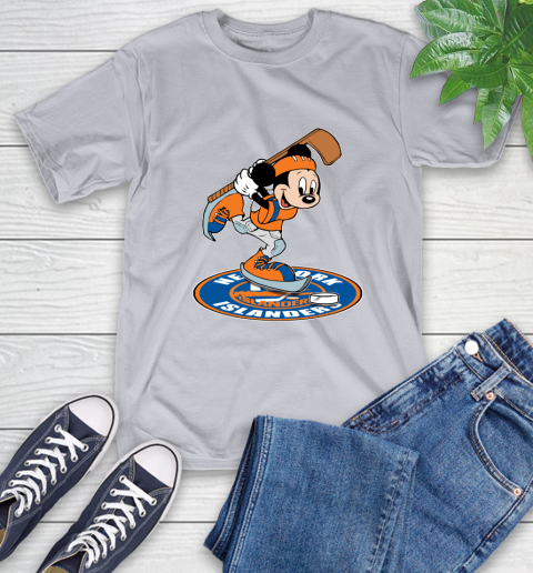 NHL Hockey New York Islanders Cheerful Mickey Disney Shirt T-Shirt 6