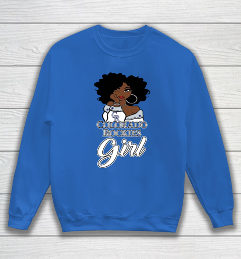 Colorado Rockiess Girl MLB Sweatshirt 7