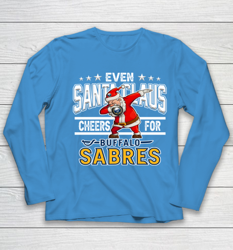 Buffalo Sabres Even Santa Claus Cheers For Christmas NHL Youth Long Sleeve 5