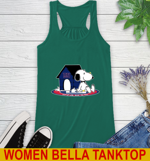 NFL Football New York Giants Snoopy The Peanuts Movie Shirt Racerback Tank 7