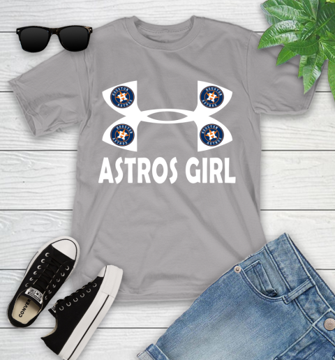 MLB Houston Astros Under Armour Baseball Sports Youth T-Shirt 4