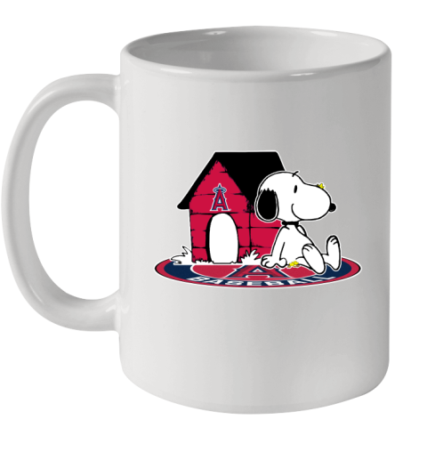 MLB Baseball Los Angeles Angels Snoopy The Peanuts Movie Shirt Ceramic Mug 11oz