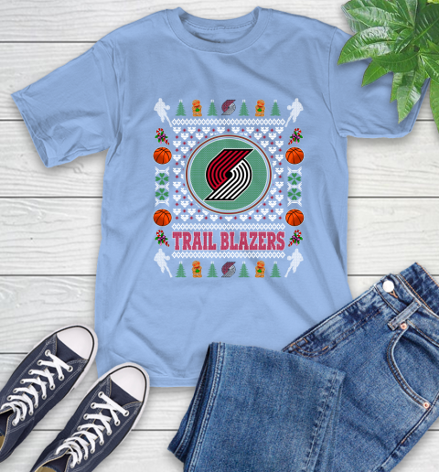 Portland Trail Blazers Merry Christmas NBA Basketball Loyal Fan Ugly Shirt 12