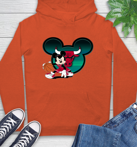 NBA Chicago Bulls Mickey Mouse Disney Basketball Hoodie 5