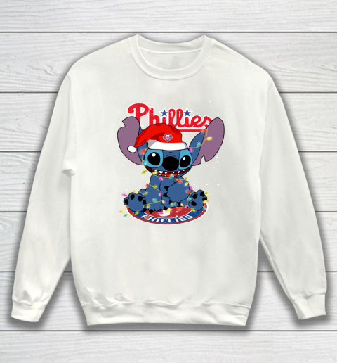 Philadelphia Phillies MLB noel stitch Baseball Christmas Sweatshirt