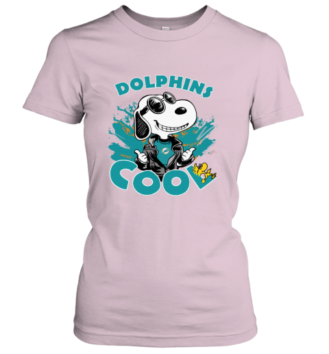 Joe Cool Snoopy Miami Dolphins T-Shirt - T-shirts Low Price