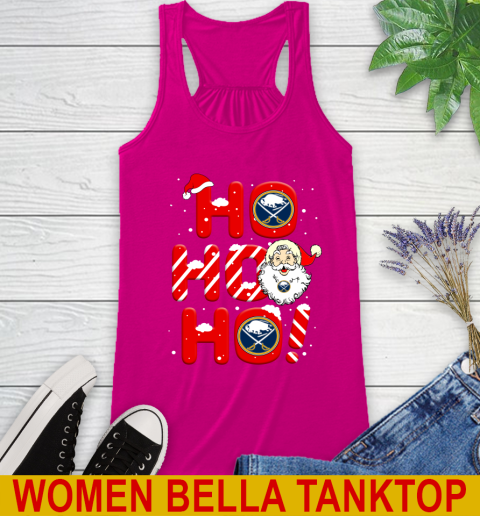 Buffalo Sabres NHL Hockey Ho Ho Ho Santa Claus Merry Christmas Shirt Racerback Tank 6