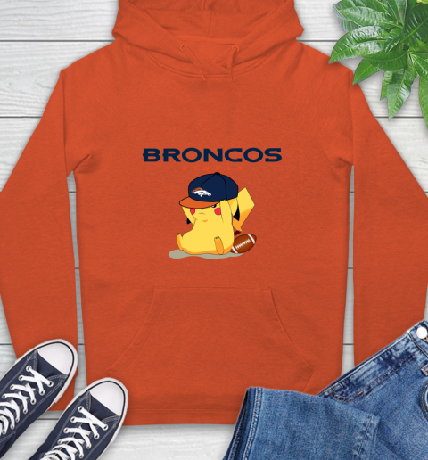 NFL Pikachu Football Sports Denver Broncos Hoodie 5