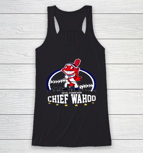 Chief Wahoo distressed Cleveland Racerback Tank
