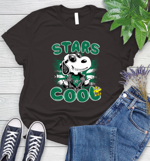 NHL Hockey Dallas Stars Cool Snoopy Shirt Women's T-Shirt 9