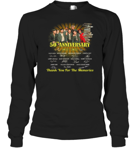 Mash 50th Anniversary 1972 – 2022 Thank You For The Memories Long Sleeve T-Shirt