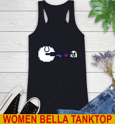 Indianapolis Colts NFL Football Pac Man Champion Racerback Tank 10