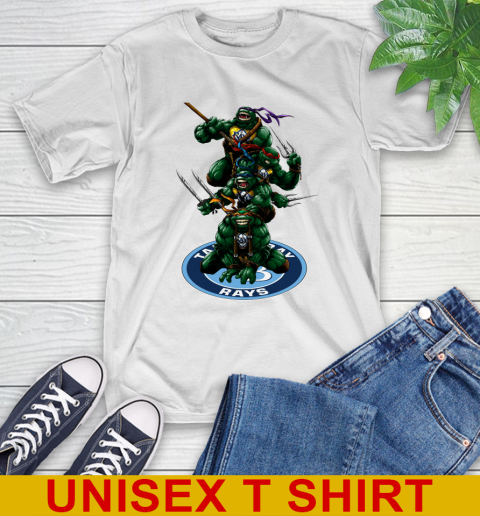 MLB Baseball Tampa Bay Rays Teenage Mutant Ninja Turtles Shirt T-Shirt