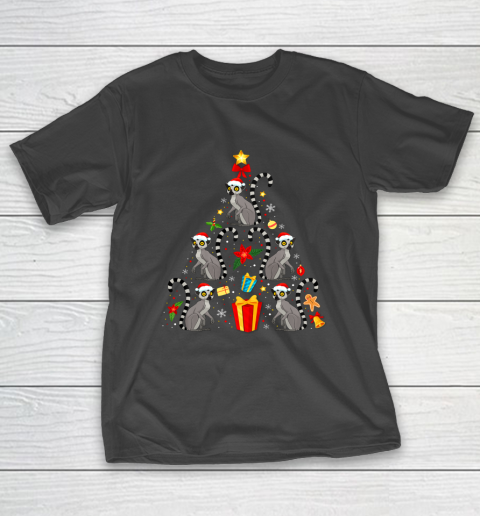 Lemur Christmas Ornament Tree Funny Gift T-Shirt