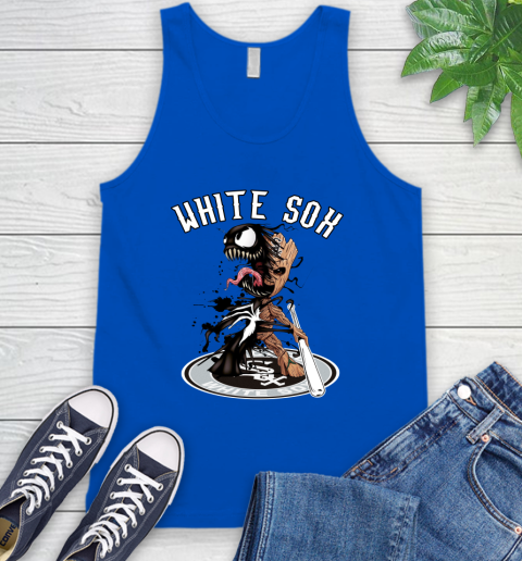 MLB Chicago White Sox Baseball Venom Groot Guardians Of The Galaxy Tank Top 5