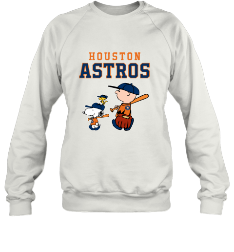 Houston Astros Let's Play Baseball Together Snoopy MLB Shirts Sweatshirt
