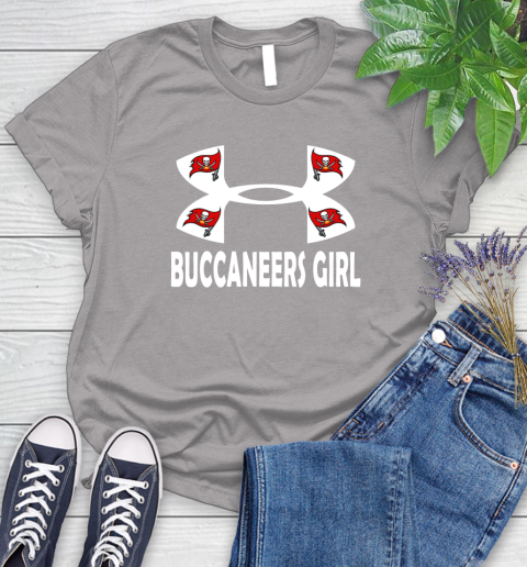 NFL Tampa Bay Buccaneers Girl Under Armour Football Sports Women's T-Shirt 5