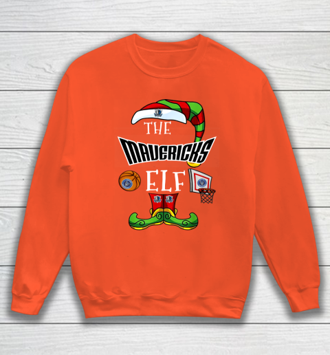 Dallas Mavericks Christmas ELF Funny NBA Sweatshirt 3