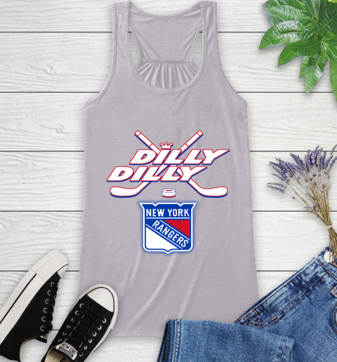 NHL New York Rangers Dilly Dilly Hockey Sports Racerback Tank 5