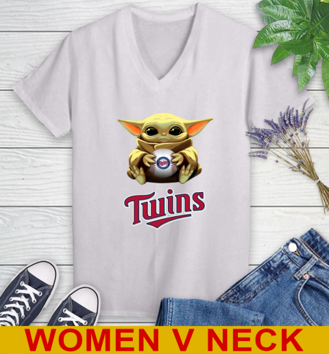 MLB Baseball Minnesota Twins Star Wars Baby Yoda Shirt 77