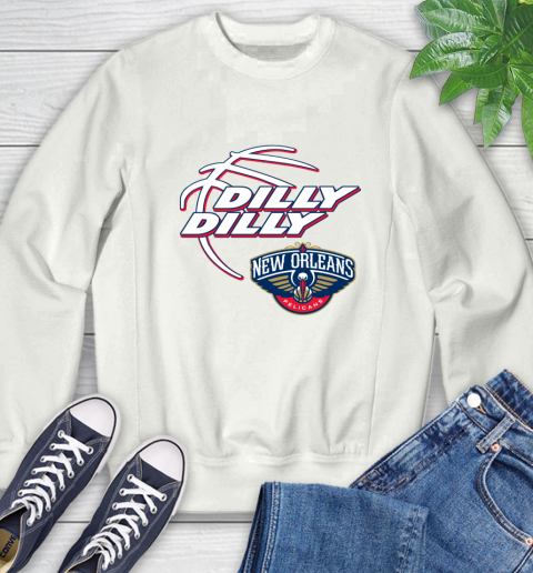 NBA New Orleans Pelicans Dilly Dilly Basketball Sports Sweatshirt