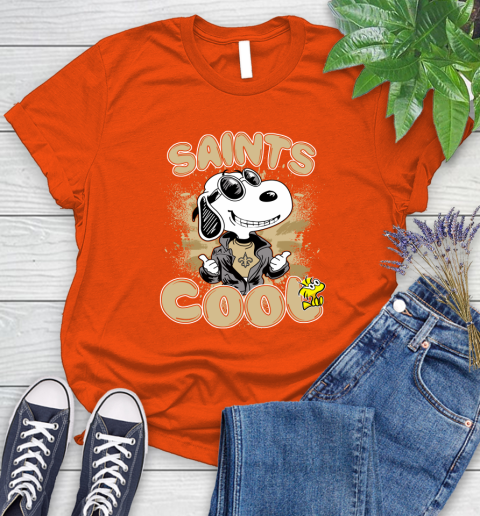 NFL Football New Orleans Saints Cool Snoopy Shirt Women's T-Shirt 3