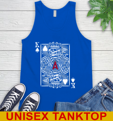 Los Angeles Angels MLB Baseball The King Of Spades Death Cards Shirt Tank Top 4