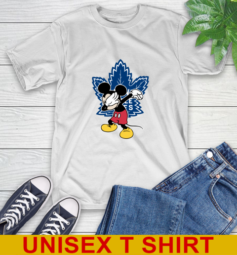 Toronto Maple Leafs NHL Hockey Dabbing Mickey Disney Sports T-Shirt