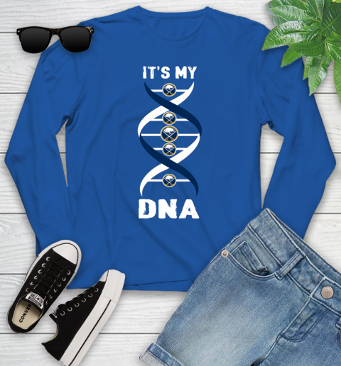 Buffalo Sabres NHL Hockey It's My DNA Sports Youth Long Sleeve 10