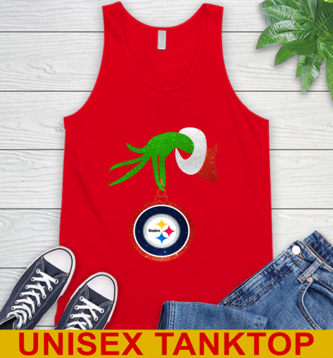 Pittsburgh Steelers Grinch Merry Christmas NFL Football Tank Top 6