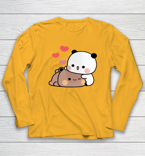 Panda Bear Hug Bubu Dudu Valentines Day's Long Sleeve T-Shirt 2
