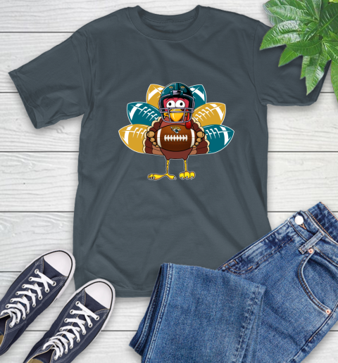 Jacksonville Jaguars Turkey Thanksgiving Day T-Shirt 9